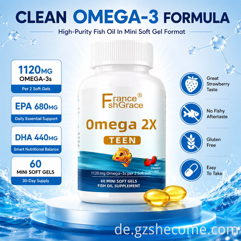 Omega 2X Fish Oil Softgels5